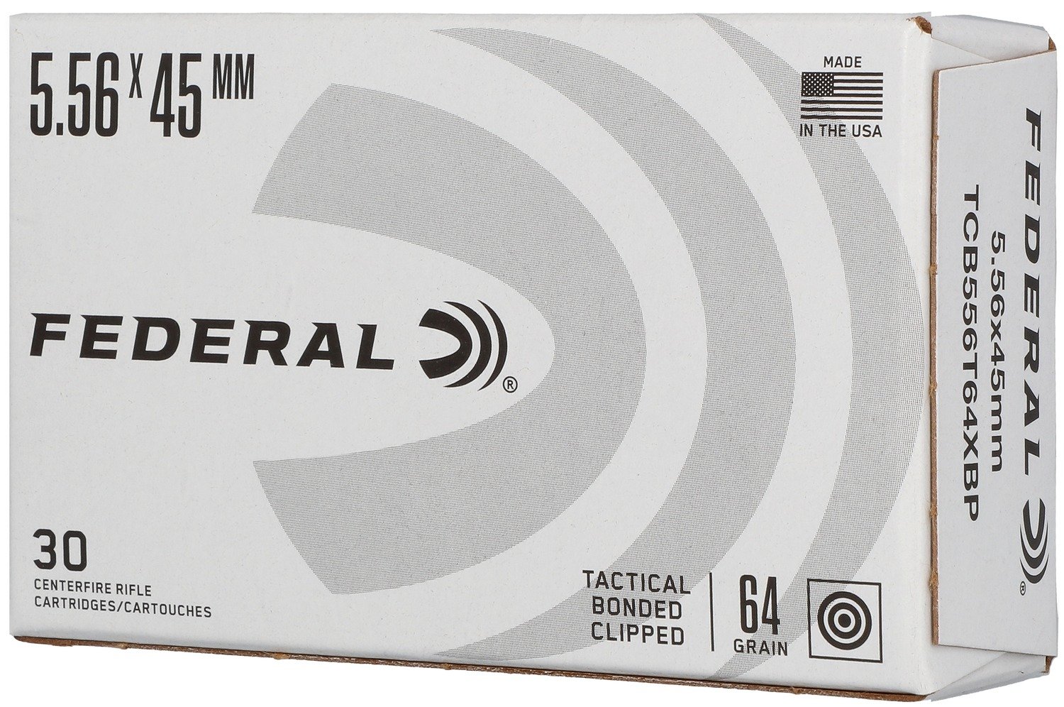 FED TCB556T64XBP 556X45 64GR BONDED SP CLIP 20/30