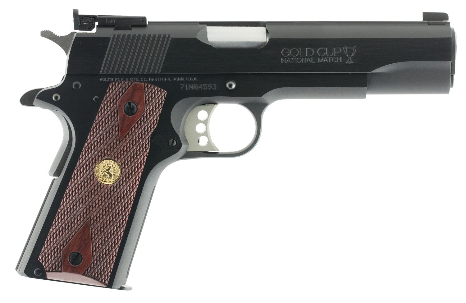 Colt 1911 Gold Cup NM 45 ACP 5 in Blued 8 Round Single Action