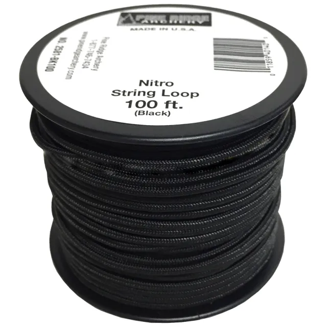 Pine Ridge Nitro String Loop Black 100 ft Model 2581-BK100 - Pine Ridge
