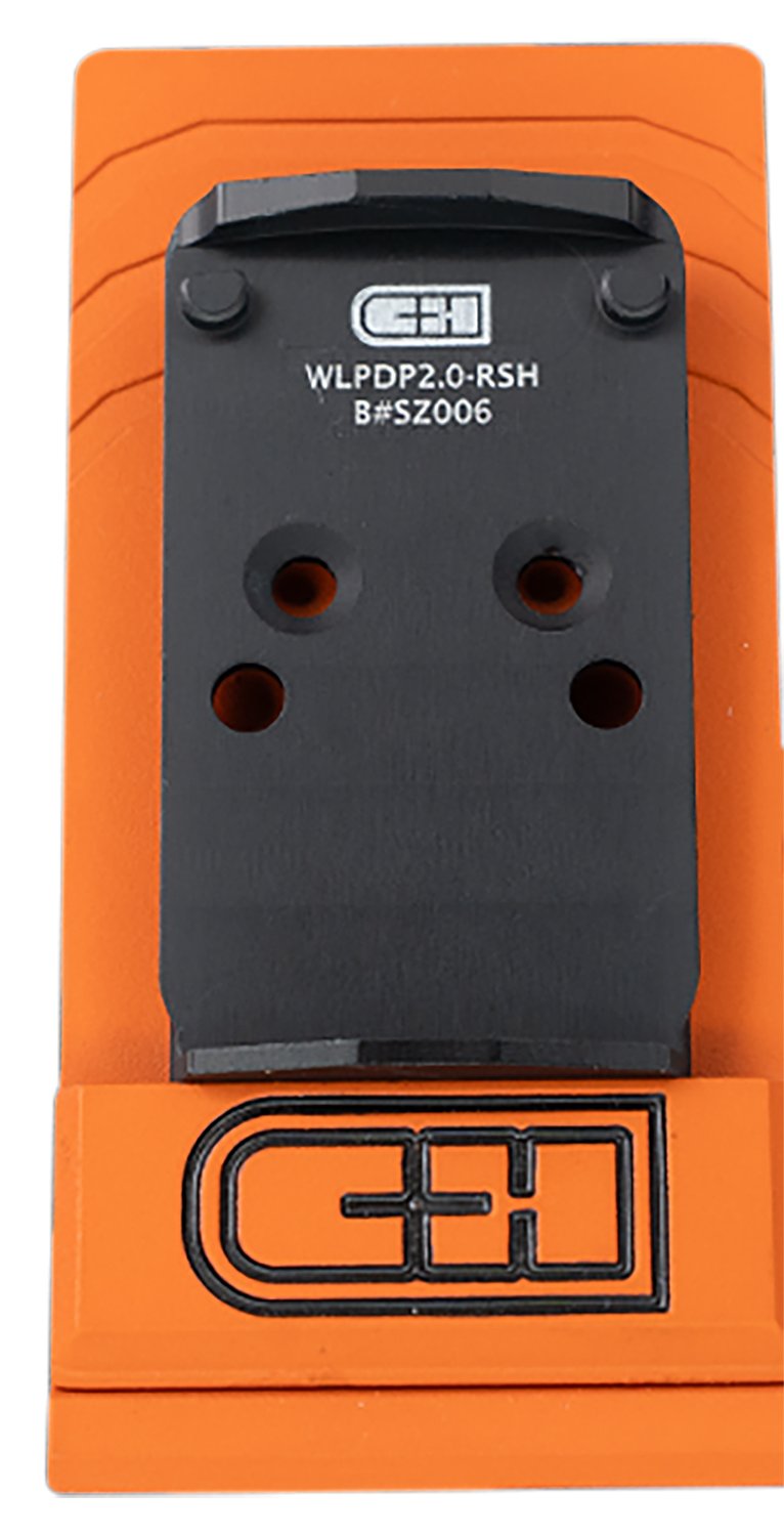 Buy C&h Precision WLPDP2.0RSH Walther DEFENSE PDP 2.0 Black Anodized Trijicon/Holosun Pattern Footprint online