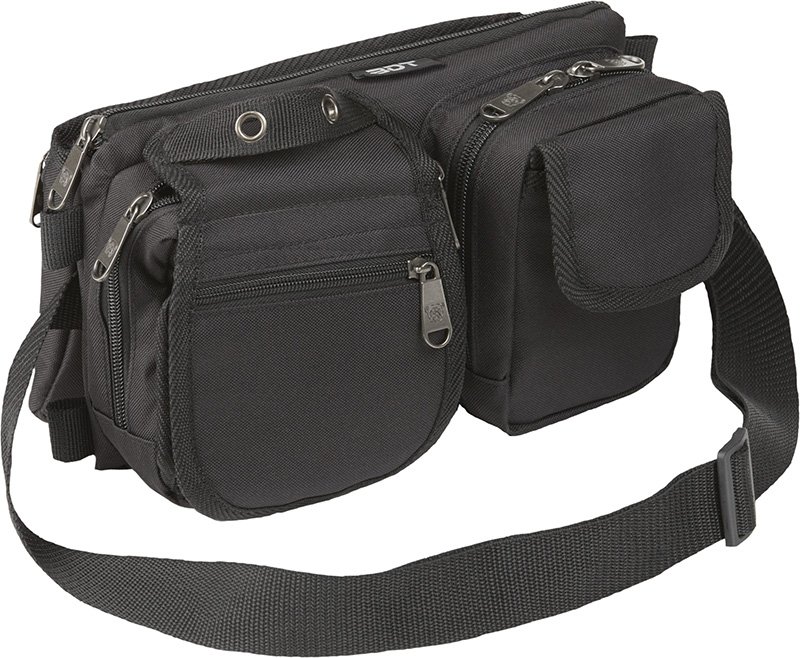 Bulldog BDT403B Deluxe Satchel Go Bag/Waist Pack with MOLLE Black - Bulldog