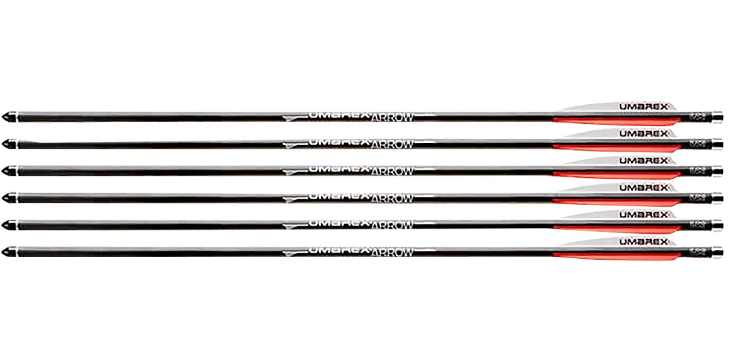 Umarex 2252661 AirSaber Arrows 276 Grains with Field Tip, 6-Pack - UMA - AIR SABER