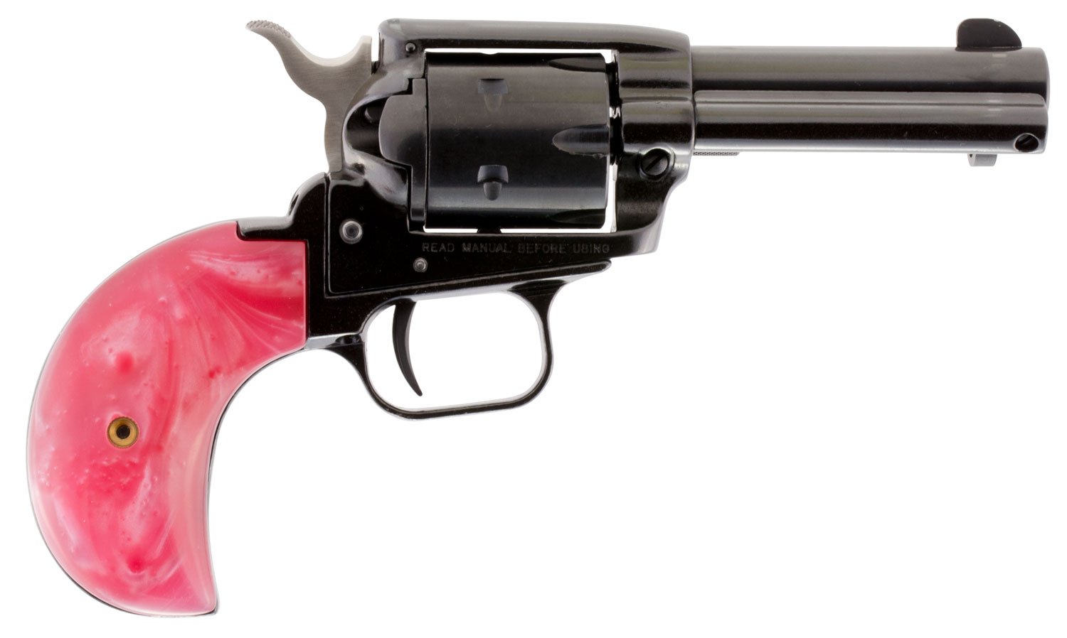 Heritage Rough Rider RR22MB3BHPNK .22 LR/.22 WMR 3.5 in Blued 6rd SA