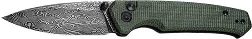 Civivi Knife ALTUS 2.97" Green MICARTA/Black Damas