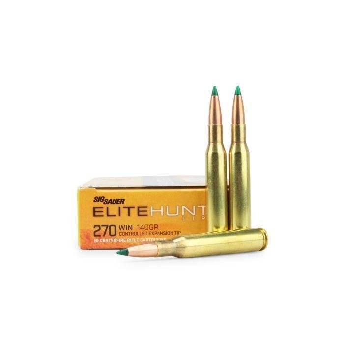 Buy Sig Sauer E270TH220 Elite Hunter Tipped 270 Win 140 gr 2950 fps CET 20 Bx online