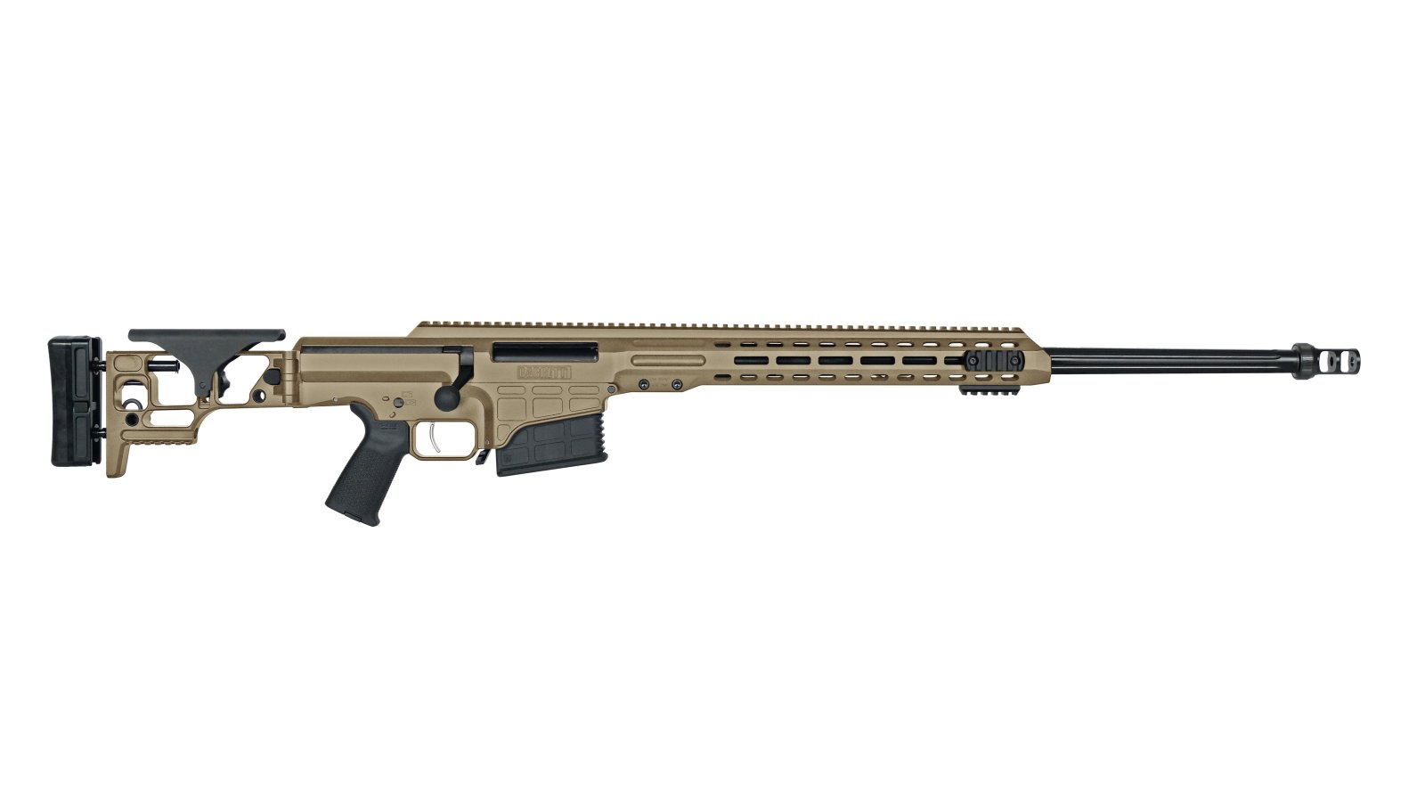 Barrett MRAD 18491 308 WIN FDE 24" Fluted Barrel Folding Stock Rifle - Barrett - 308 Win