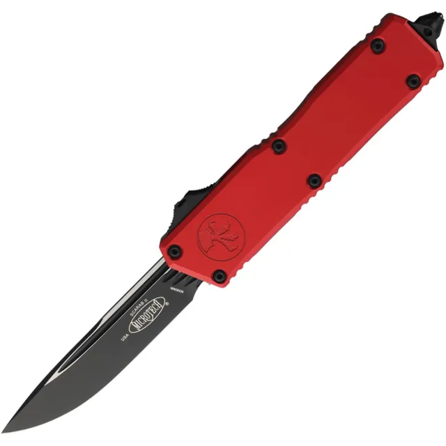 Microtech Scarab II G3 3.97 In SE/STD Black Red ALU Handle