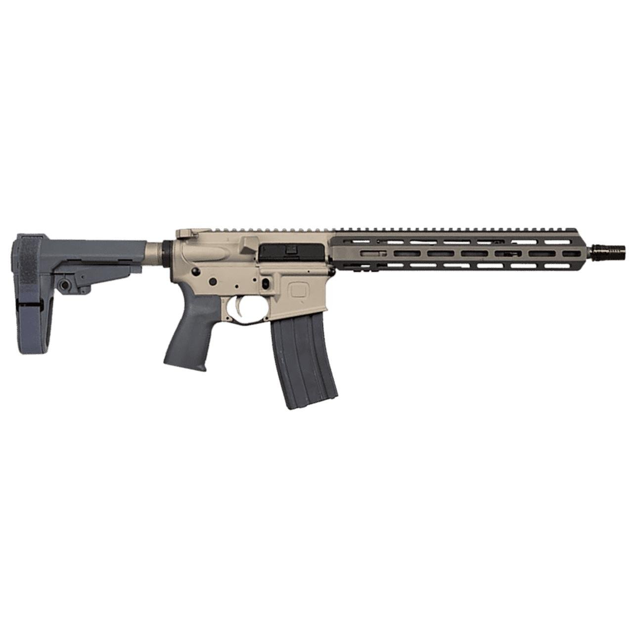 Q Sugar Weasel SW-556-13IN 13" 556NATO Pistol w/Brace Gray - Q LLC - 5.56x45mm NATO