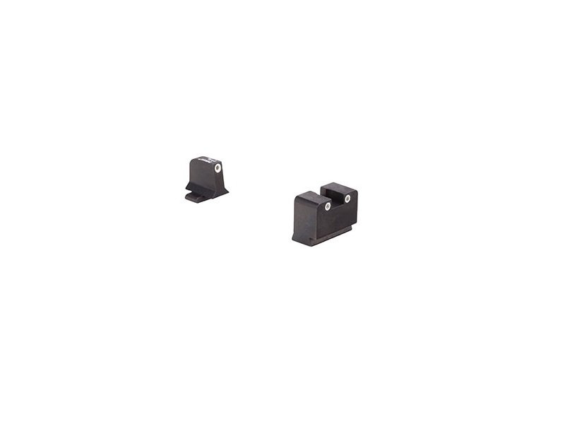 Buy Trijicon Bright & Tough Tritium Suppressor Height Sights - Black, Three-Dot Iron, Sig Sauer 9mm/.357SIG Calibrated, RMR Backup online