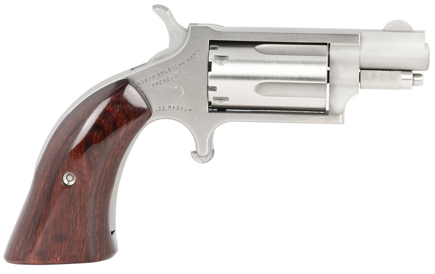 NAA 22MSGBG Mini-Revolver .22 WMR 5rd 1.13" Stainless - NAA - 22 Mag