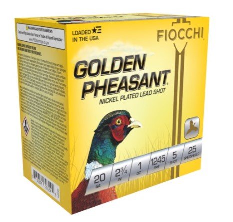 Fiocchi 20GP5 Golden Pheasant Extrema 20Gauge 2.75" 1oz 5Shot 25 Per... - Fiocchi - 20 Gauge