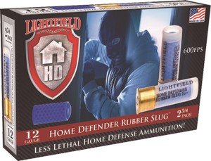 Lightfield LHDRS12 12ga 2.75" Rubber Slug 5rd Pack - Lightfield - 12