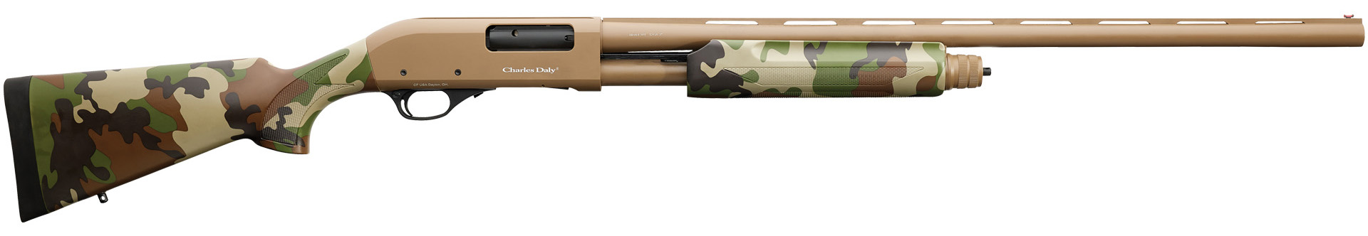 Charles Daly 930330 CDLY 301 12GA 28" Woodlands Camo MC3 6RD