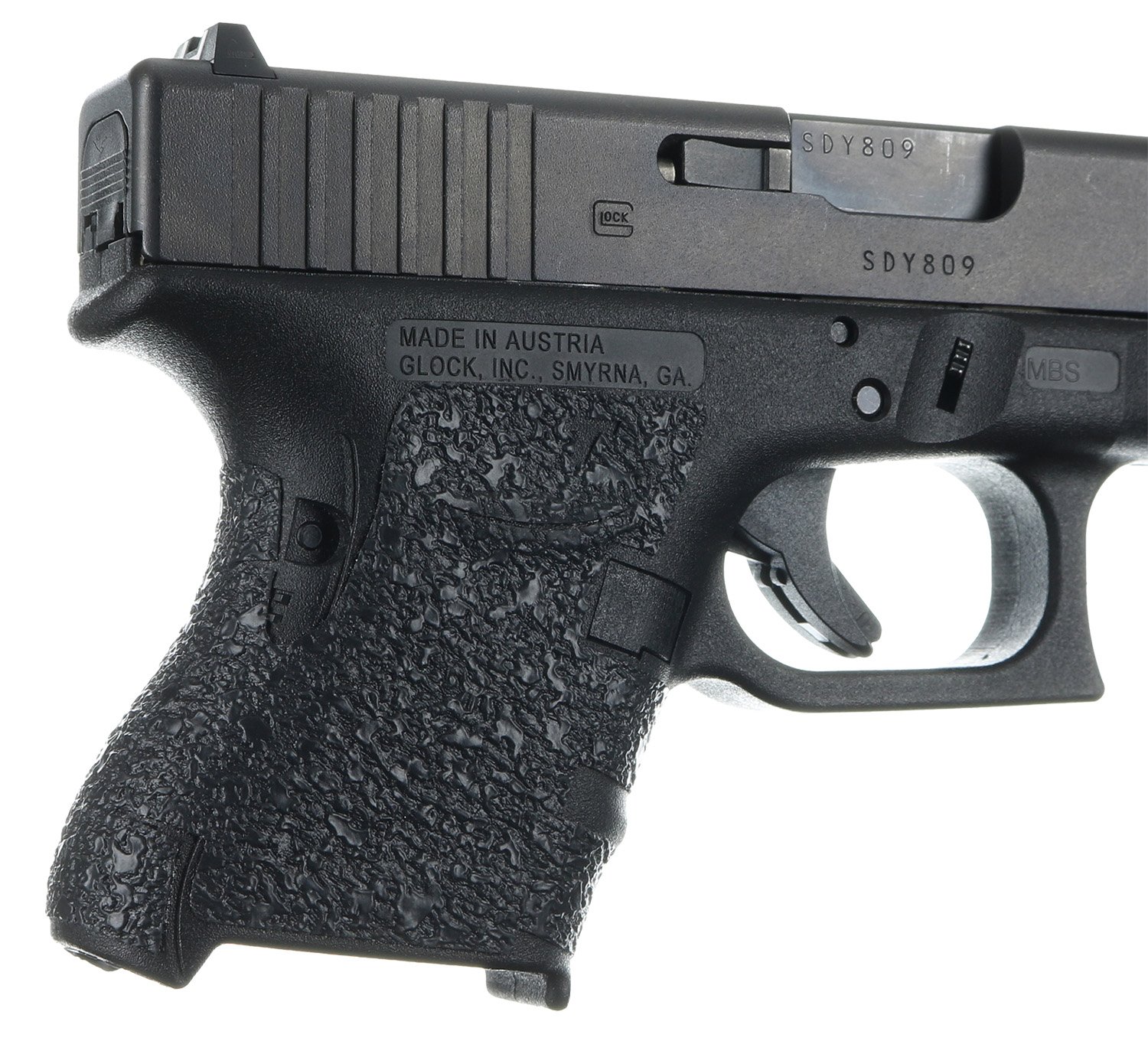 Buy Talon Grips 116R Adhesive Grip for Glock 26/27/28/33/39 Gen4, Black Rubber online