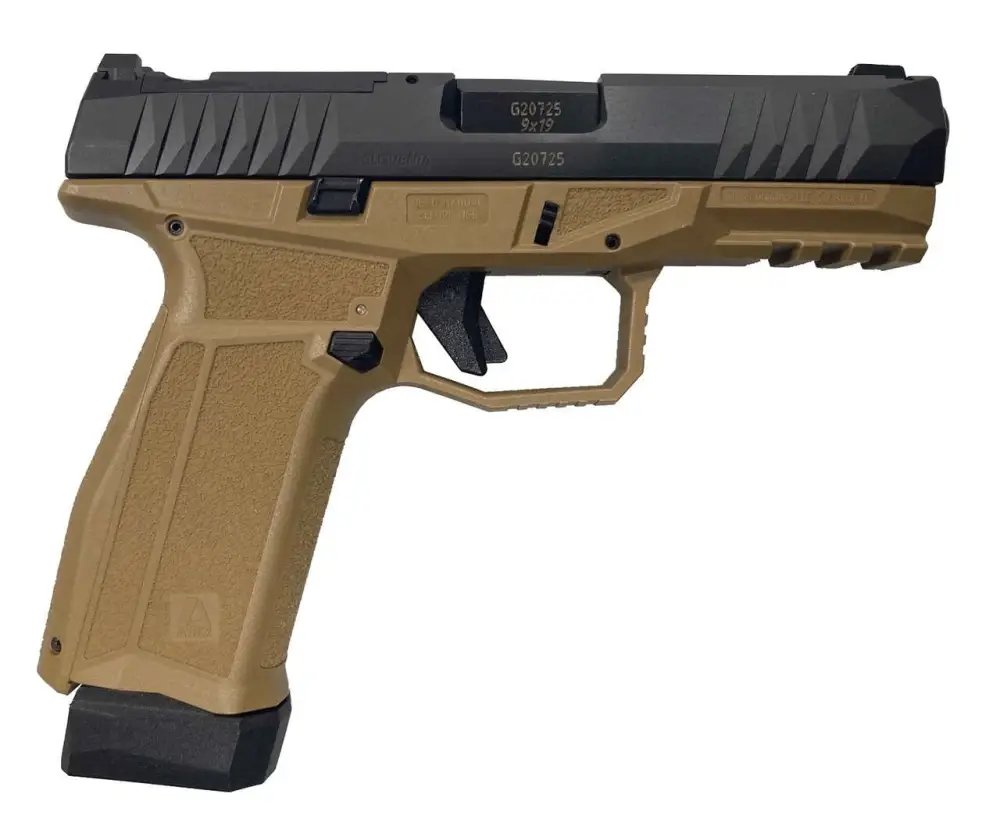 Arex Delta X OR 9MM 602424 FDE 4" Black Nitride Slide Optics Ready - AREX