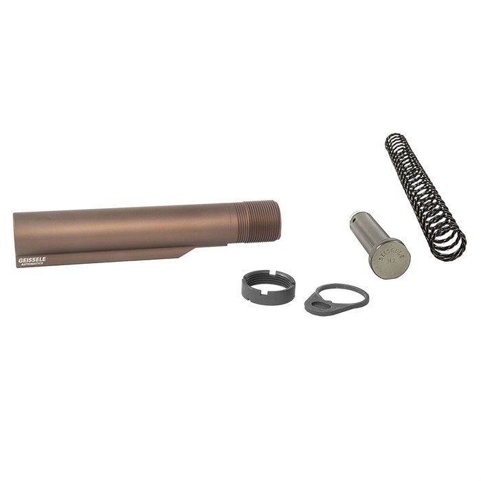 Geissele 08-163S-H2 AR-15 Mil-Spec Buffer Tube Assembly Super 42 H2 DDC