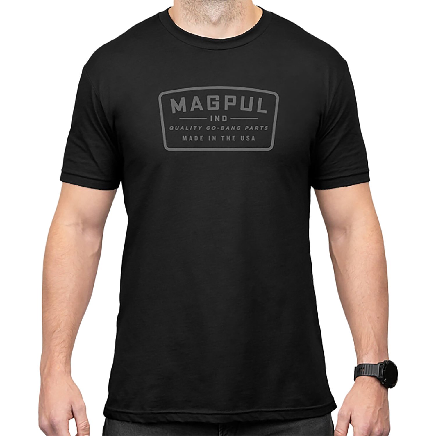 Magpul MAG1526-001-XL Go Bang Parts Black Cotton/Polyester Short Sleeve XL