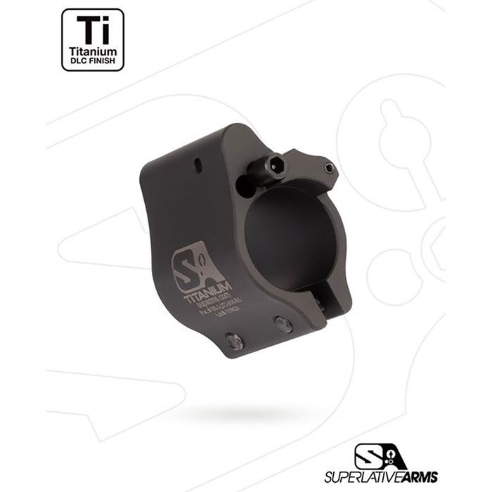 Buy Superlative Arms SABO-DI-936CDT AR-15 Titanium Adjustable Gas Block .936" Black online