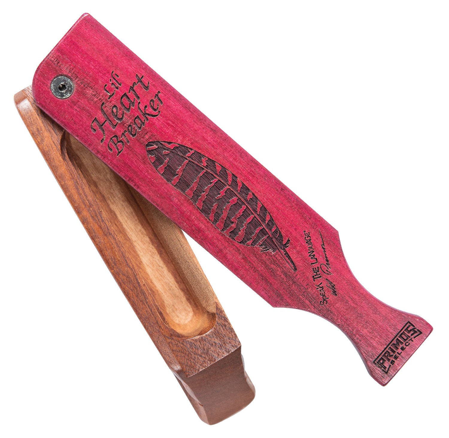 Primos 230 Turkey Box Call Mahogany Purple Heart Wood Hand-Tuned