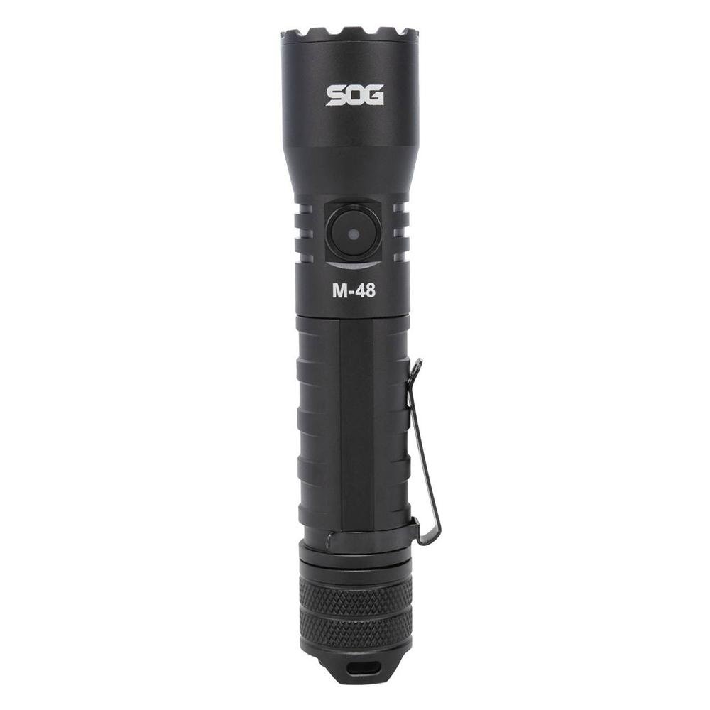 Buy SOG M-48 Flashlight SOG-59-65-07-57 2500 Lumens Black USB-C Rechargeable online