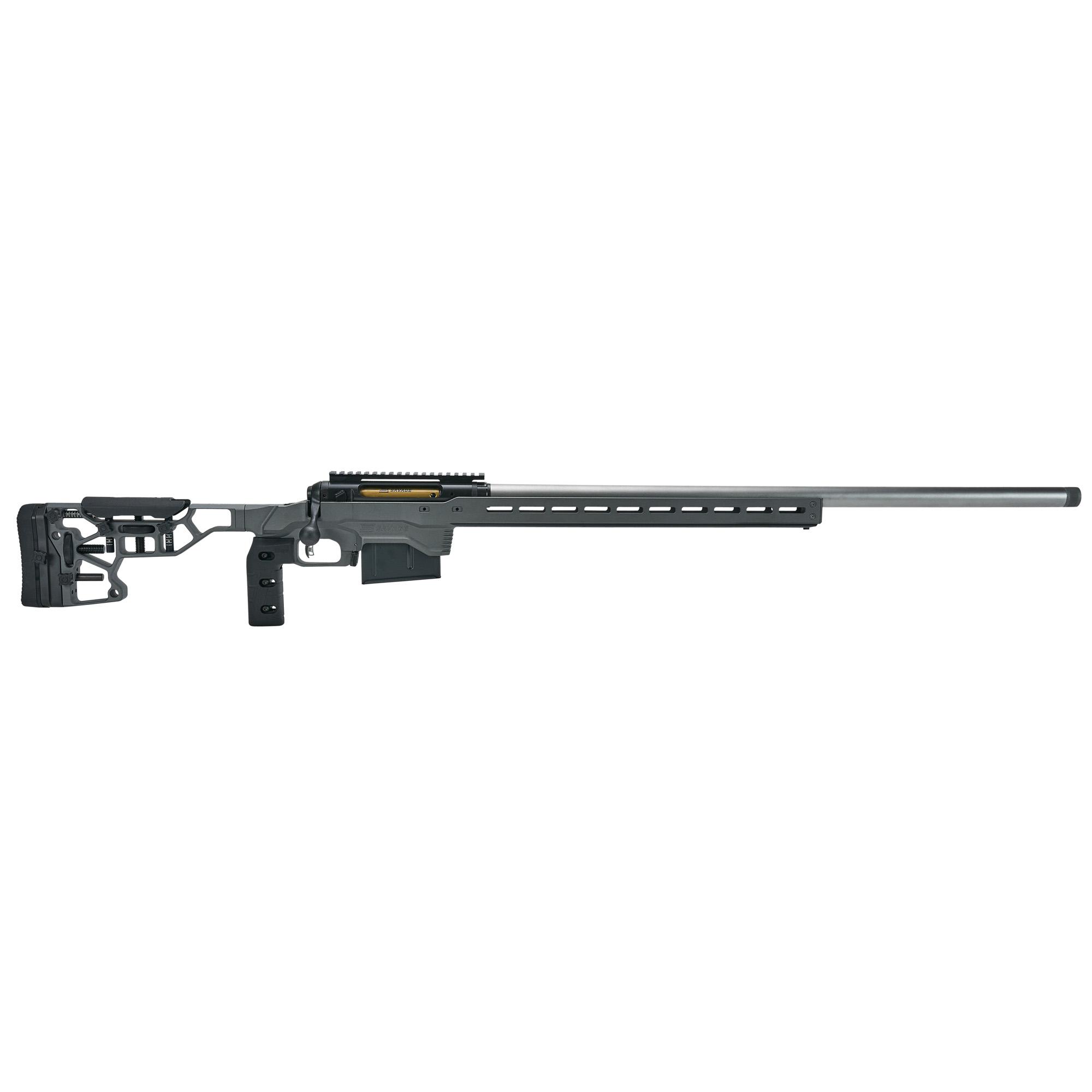 Savage Arms 57561 Elite Precision 300 PRC 30" 5+1 Matte Black/Gray Cerakote/Black Polymer