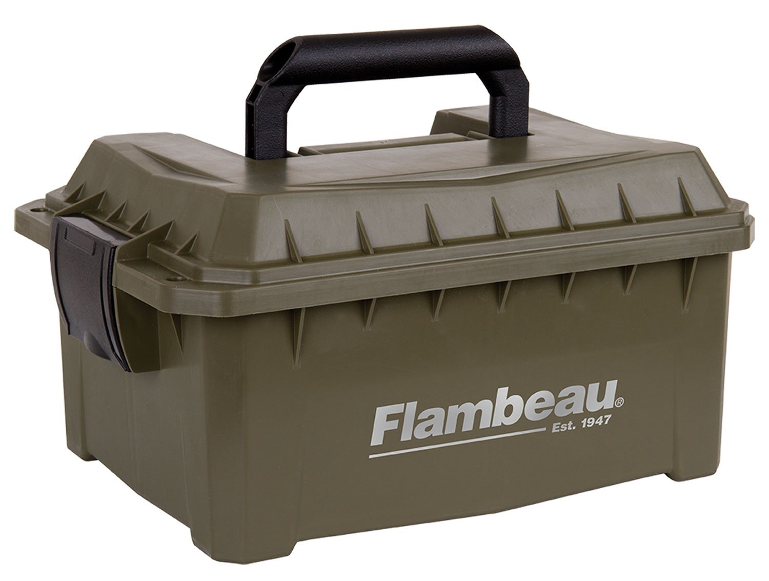 Flambeau 7415SB Shotshell Ammo Can Green, Water-Resistant, Lockable
