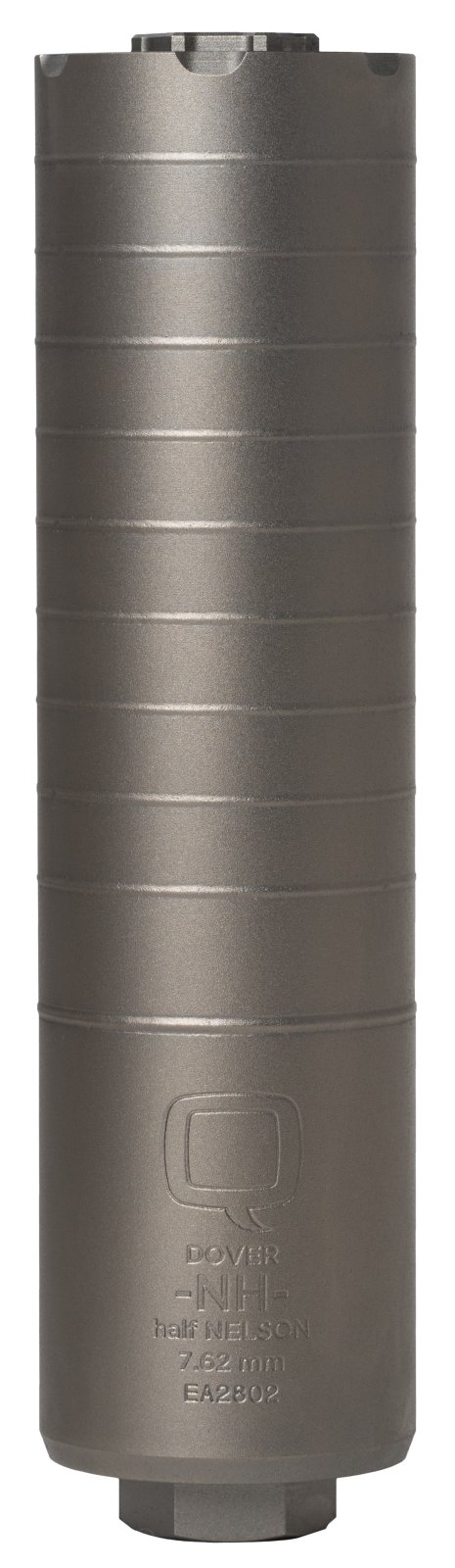 Q SIL-HN-762-NF No Filter Half Nelson 30 Caliber | 7.62mm Bead-Blasted NFA - Silencer