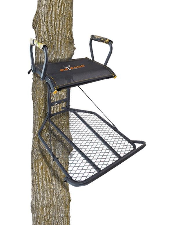 Big Game BGM-FP0150 Captain XC Treestand, 20 lb, 300 lb Capacity, Flex-Tek Seat