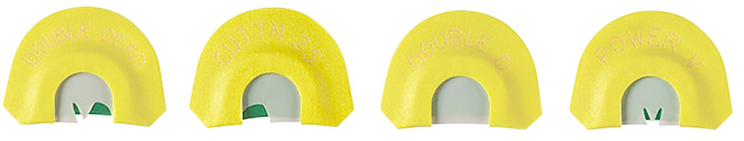 Hunters Specialties Strut Fearsome 4 Diaphragm 4 Pack - Plastic Frame, Latex Reeds - HS Precision - TURKEY