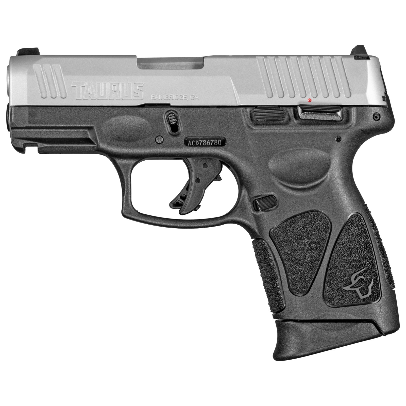 Buy Taurus G3C Compact 9mm Pistol: Two-Tone, 12-Round Capacity, 3.2" Stainless Steel Barrel, Striker-Fired, Adjustable Sights online