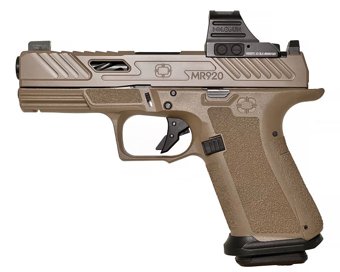 Shadow SYSTEMS MR920 Elite 9mm 4.5" 15rd FDE Striker Fired Pistol w/Holosun - Shadow Systems - 9mm