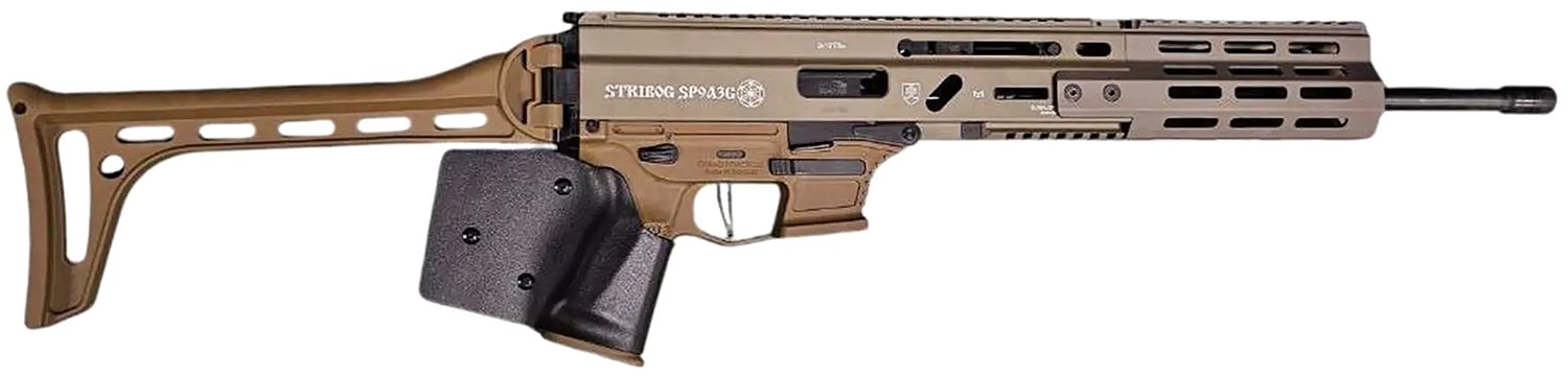 Global Ordnance LLC Grand Power Stribog SP9A3G 9mm Luger 16 in 10 Rd Fla... - Grand Power - 9mm Luger (9x19 Parabellum)