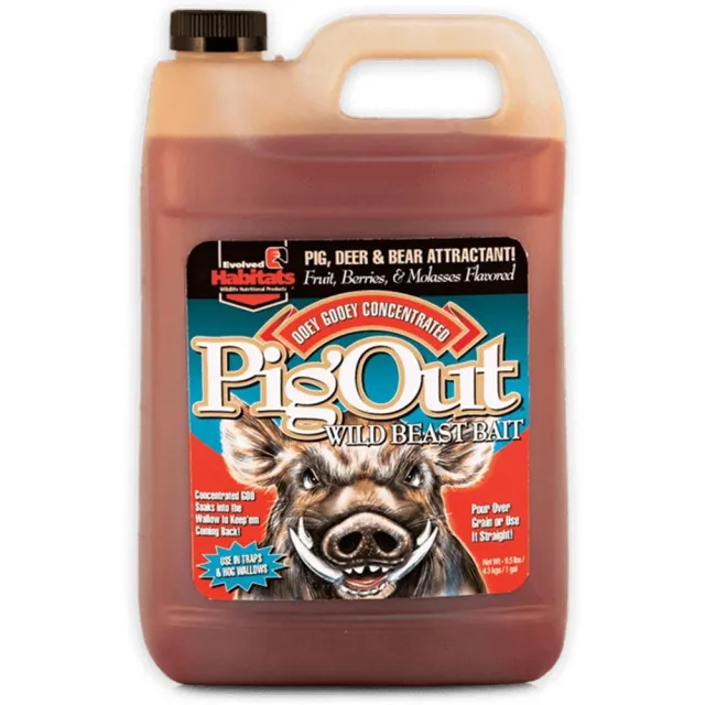 Evolved Pig Out Liquid Hog Attractant 1 Gal - Gsm