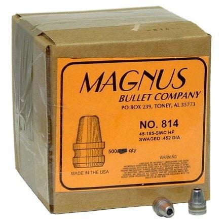 Allstar/magnus Swaged Lead Bullets .45 Cal .452 185 Gr Swchp 500/ct - Magnus Bullet Company - 45
