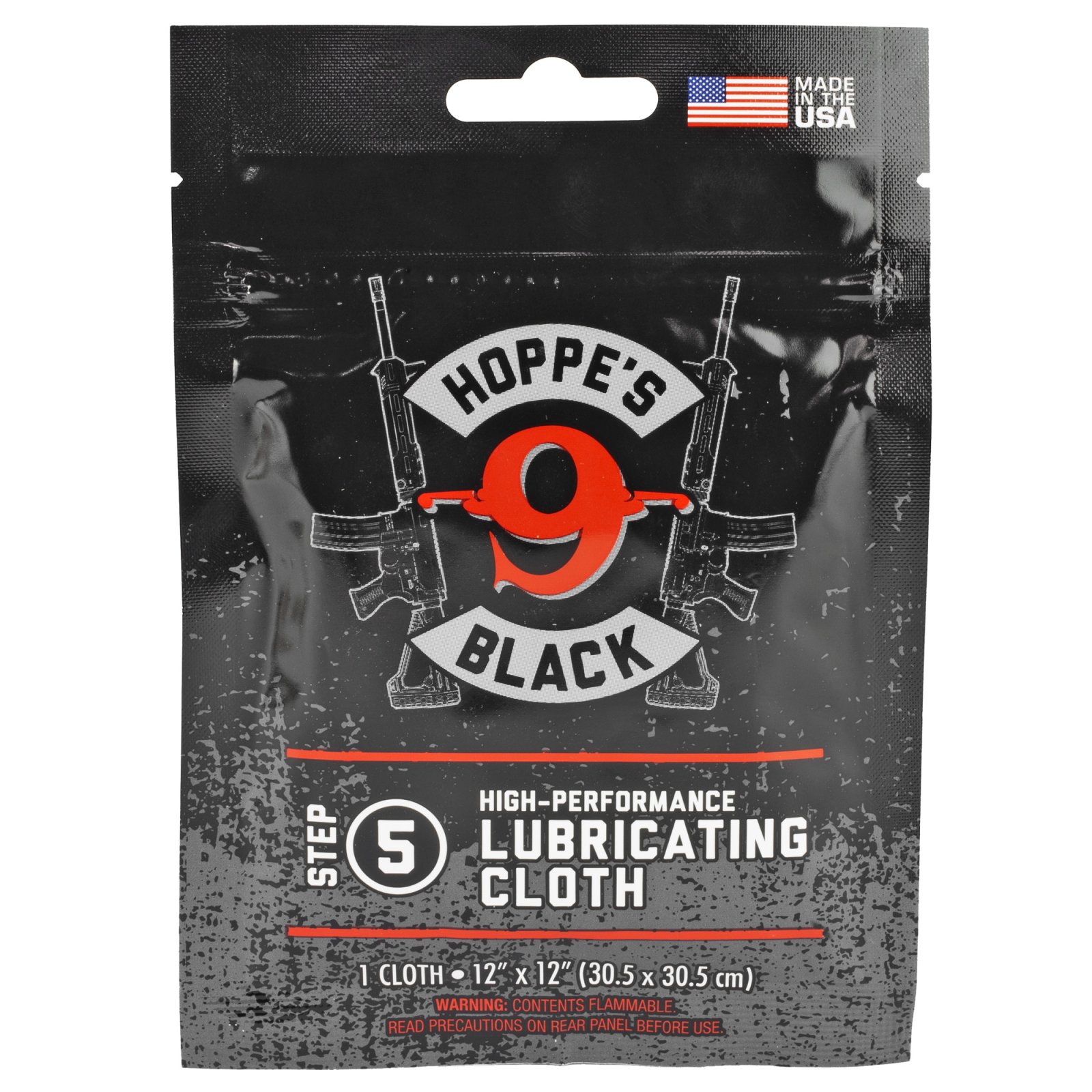 Hoppe's HBLC Black Lubricating Cloth 11 in x 14 in Reusable Wipe