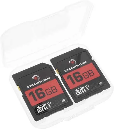 Buy Stealth Cam STC-16GB-2PK SDHC Memory Card 16GB 2-Pack Class 10 online