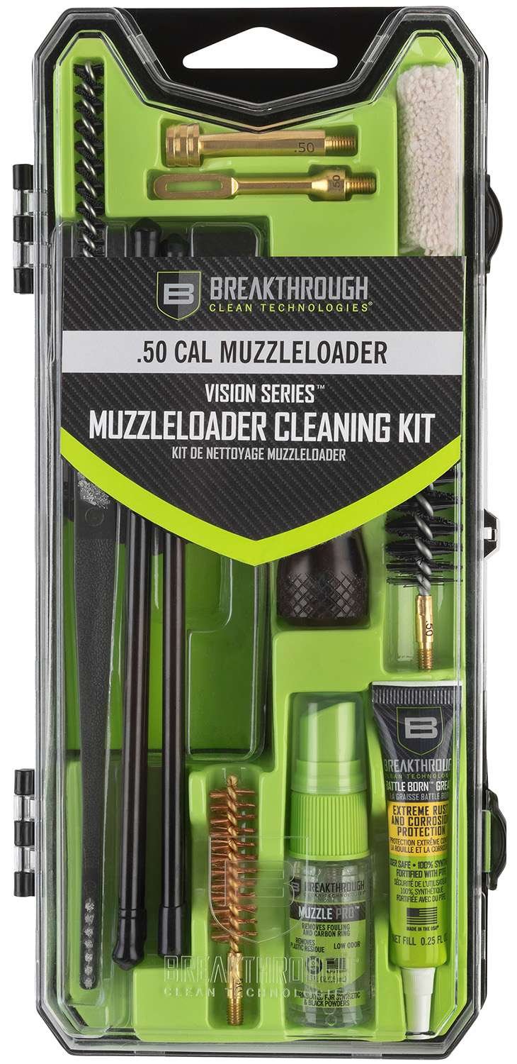 Breakthrough Clean BTCCCMZ Vision Series .50 Cal Cleaning Kit Multi-Color - Breakthrough Clean - .50