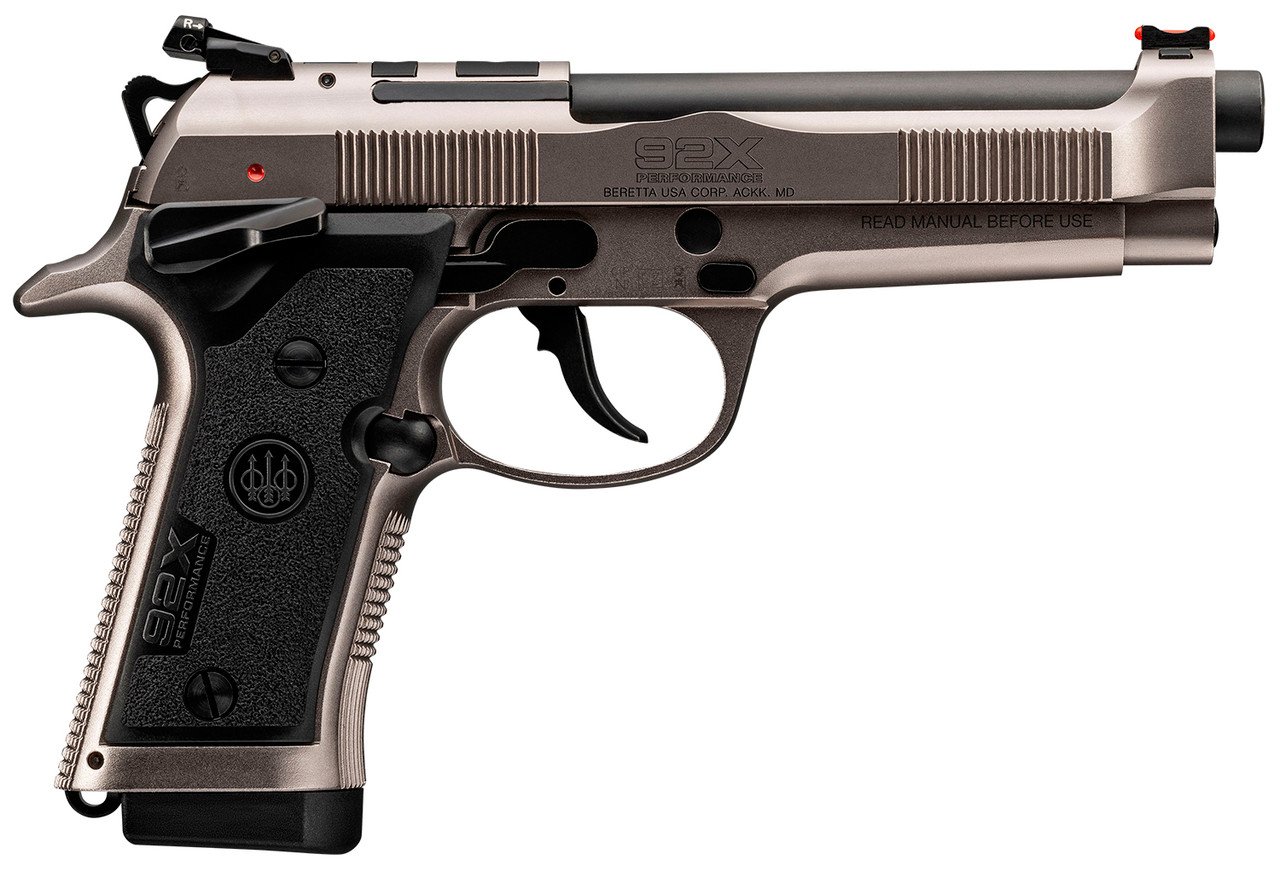 Beretta 92X Performance 9mm 15Rd Optics Ready 4.9 Inch
