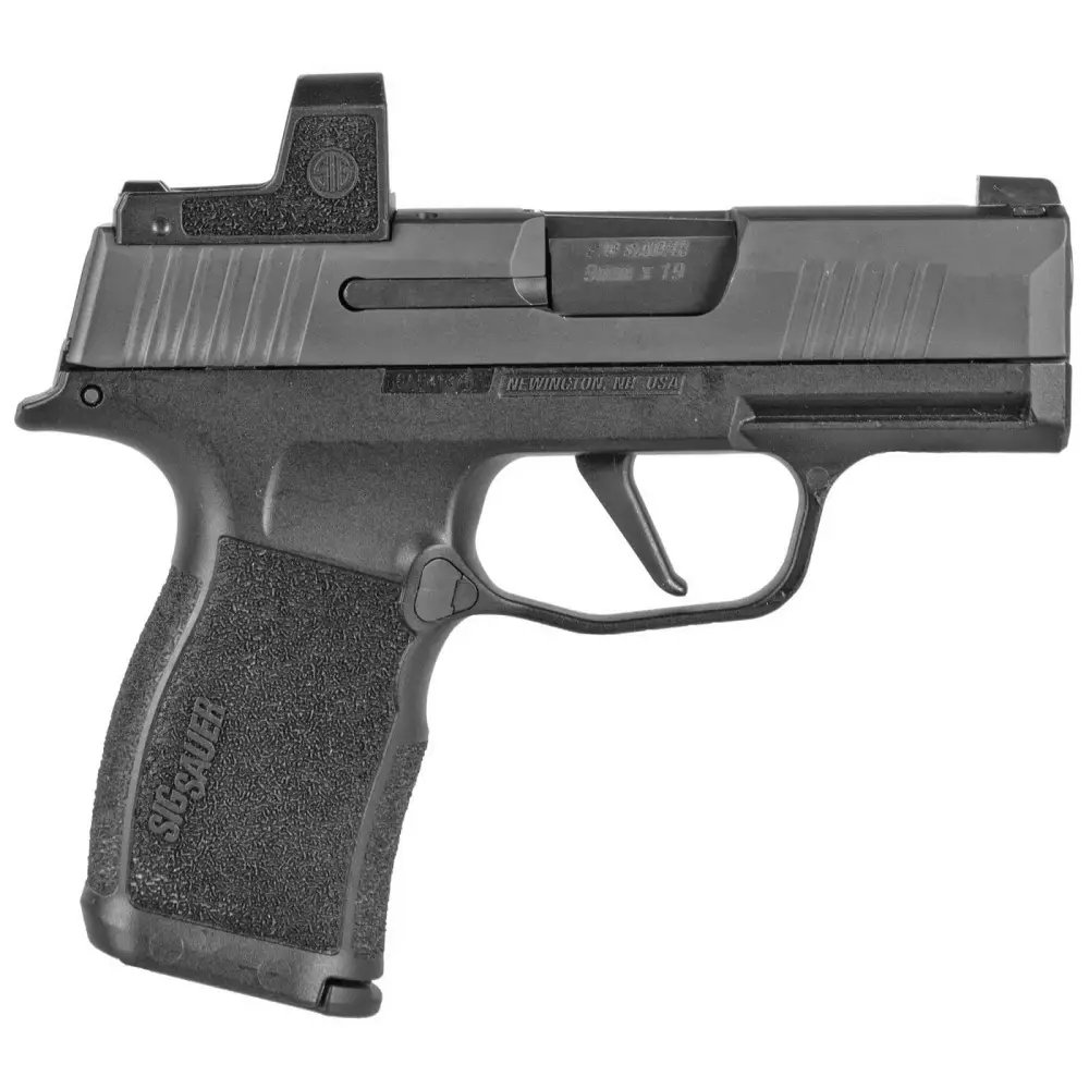 dSIG 365X 9MM PSTL BLK, 2-12RD MAG, RMEO ZERO ELITE OPTIC