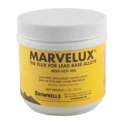 Brownells Marvelux Bullet Casting Flux 1lb - Brownells