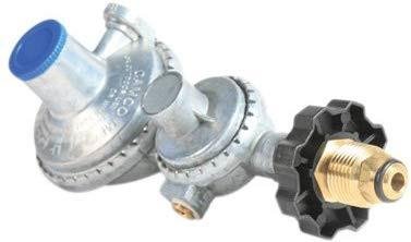 CAMCO 59333 Two-Stage Propane Regulator 160,000 BTU 11 WC POL