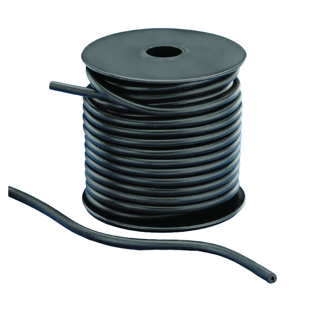 Pine Ridge Silicone Peep Tubing - Model 2523, Black, 50 ft.