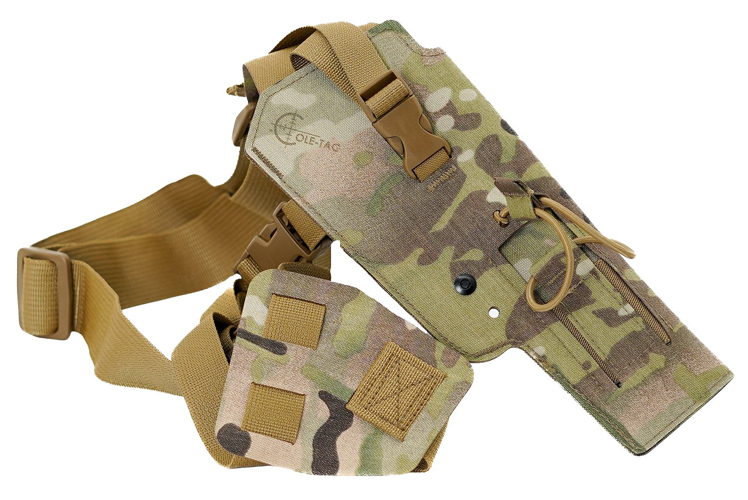Cole-tac VW213 Varmint Wrangler Pistol Holder Multi-Cam Left Hand - Cole-Tac - MULTI-CAM