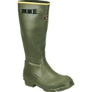 Lacrosse 266040-11 Burly Waterproof Boots, Green, Size 11, 18" Height