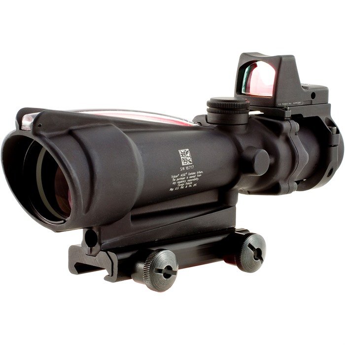 Trijicon ACOG 3.5x35 Scope Red Crosshair Reticle .223 Caliber TA51 Mount Bl - Trijicon - .223