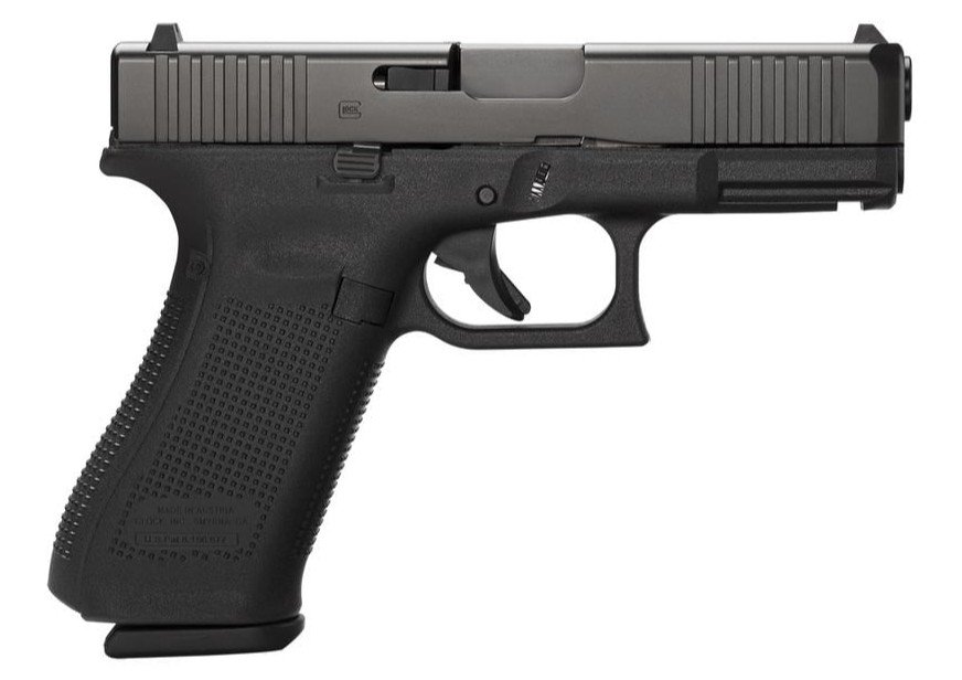 Glock PV4550203 G45 V 9mm 4.02" nDLC Semi-Auto Pistol - Glock - 9mm Luger (9x19 Parabellum)