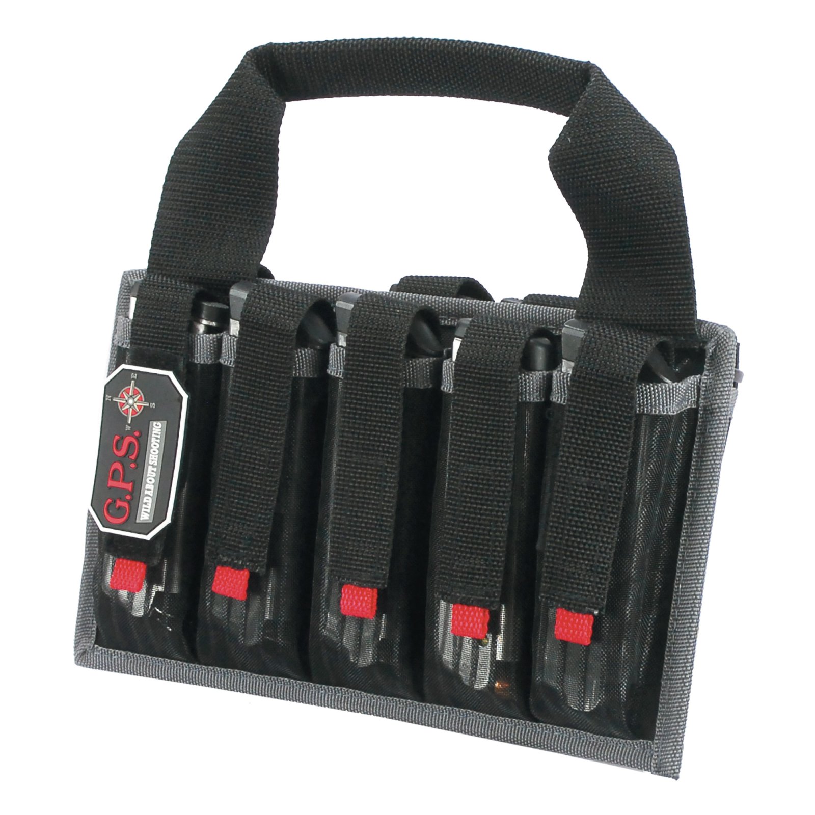 GPS 1006MAG Pistol Mag Tote Black Nylon 10 Magazines