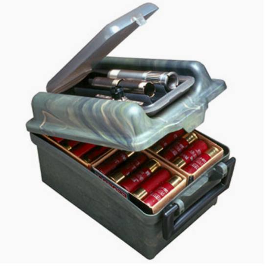 MTM 100 Rd 12/16/20 Ga up to 3in Wild Camo Shotshell & Choke Case SW100-09