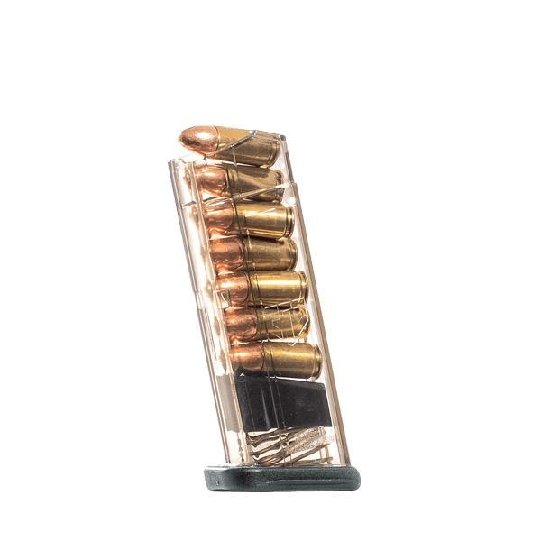 Buy ETS SW9SHD7 7rd 9mm Magazine for S&W M&P Shield, Clear Polymer online