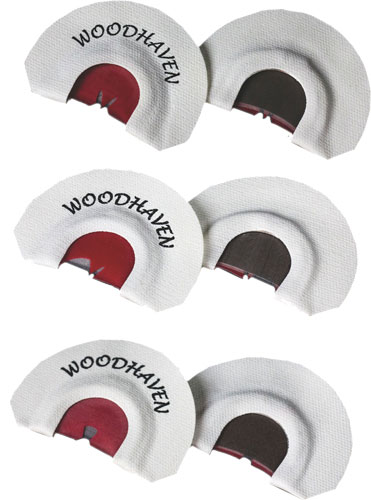 WoodHaven WH070 The Red Zone 3-Pack Turkey Mouth Calls - Woodhaven Calls